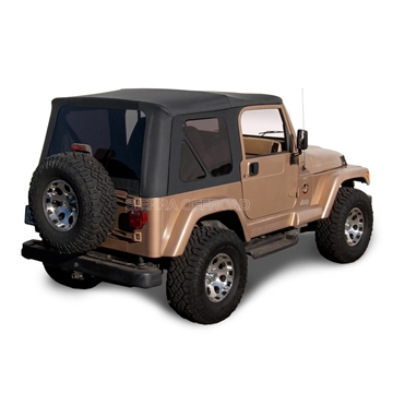 Replace Sierra Off-Road Soft Top - Black Denim Jeep Replacement Top