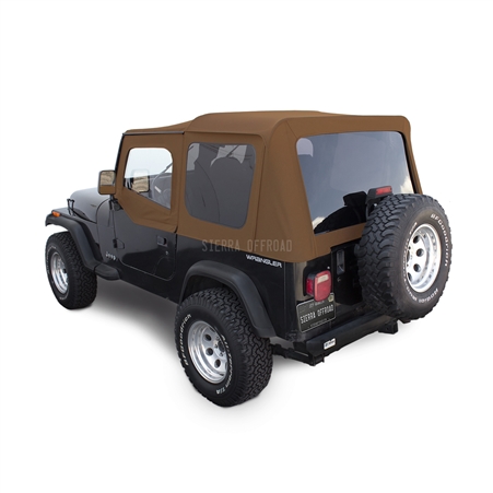 Sierra Offroad Jeep Wrangler YJ Soft Top 88-95 in Spice Denim, Tinted ...